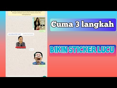 Video: Cara Mengirim Stiker