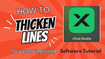 How to Thicken Lines in XTool Studio: Beginner Tutorial for Laser Engraving & Jewelry Components