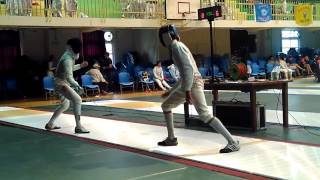 FENCING U20 男鈍冠亞 國體大 徐碩廷VS長億高中 陳致傑PART2