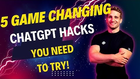 5 Game-Changing ChatGPT Tips and Tricks You NEED to Try! (Boost Productivity Instantly!)