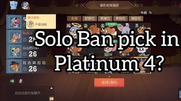 Tom and Jerry Chase CN - This is new i got a ban pick in platinum 4 (No meme sound)