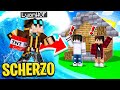 ONDA GIGANTE su CASA dei MIEI AMICI!! SCHERZO su Minecraft VANILLA!!