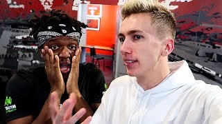 *EXCLUSIVE FOOTAGE* KSI VS LOGAN PAUL WEIGH IN