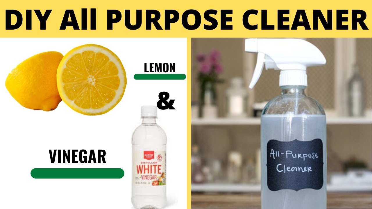 Homemade All Purpose Cleaner With Vinegar Lemon Juice YouTube Homemade All Purpose Cleaner With Vinegar Lemon Juice YouTube