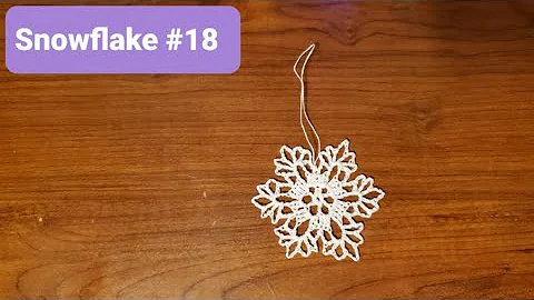 Easy Crochet Snowflake Tutorial