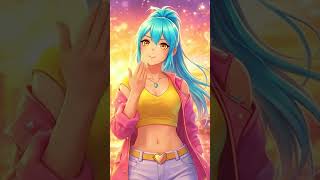Golden Hour 🌅 feel-good spring pop song (official lyric short) #shorts #anime #aesthetic