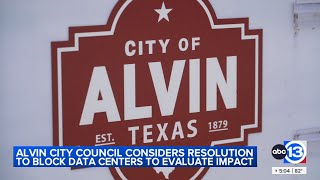 Alvin, Brazoria County leaders propose resolutions to oppose data centers