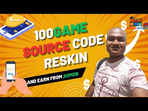 100game source code।Reskin and Earn from Admob। Android Developer ।