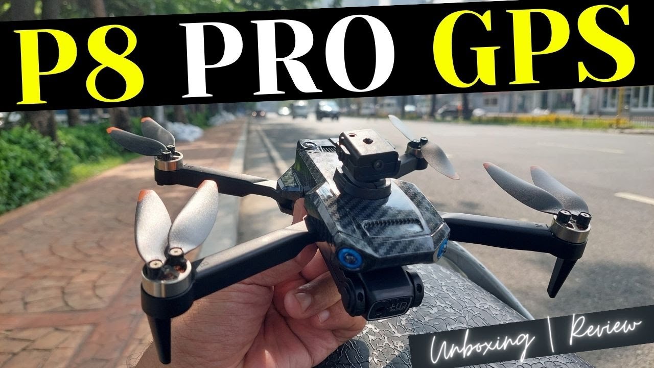 Hi, Guys, welcome to my channel. Today, our Unboxing | Review is P8 PRO GPS this drone have telemetry screen in remote control easy manage flight with carbon...