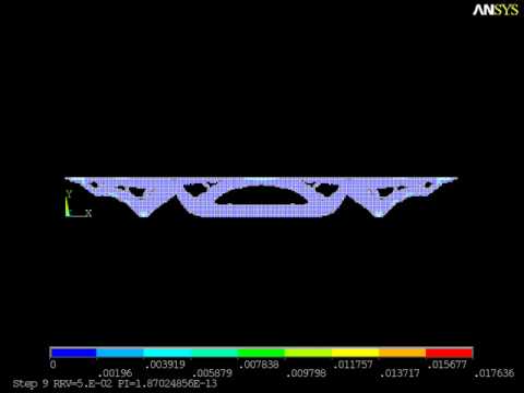 Bi-directional Evolutionary Optimization (BESO) of truss (3/7) - YouTube