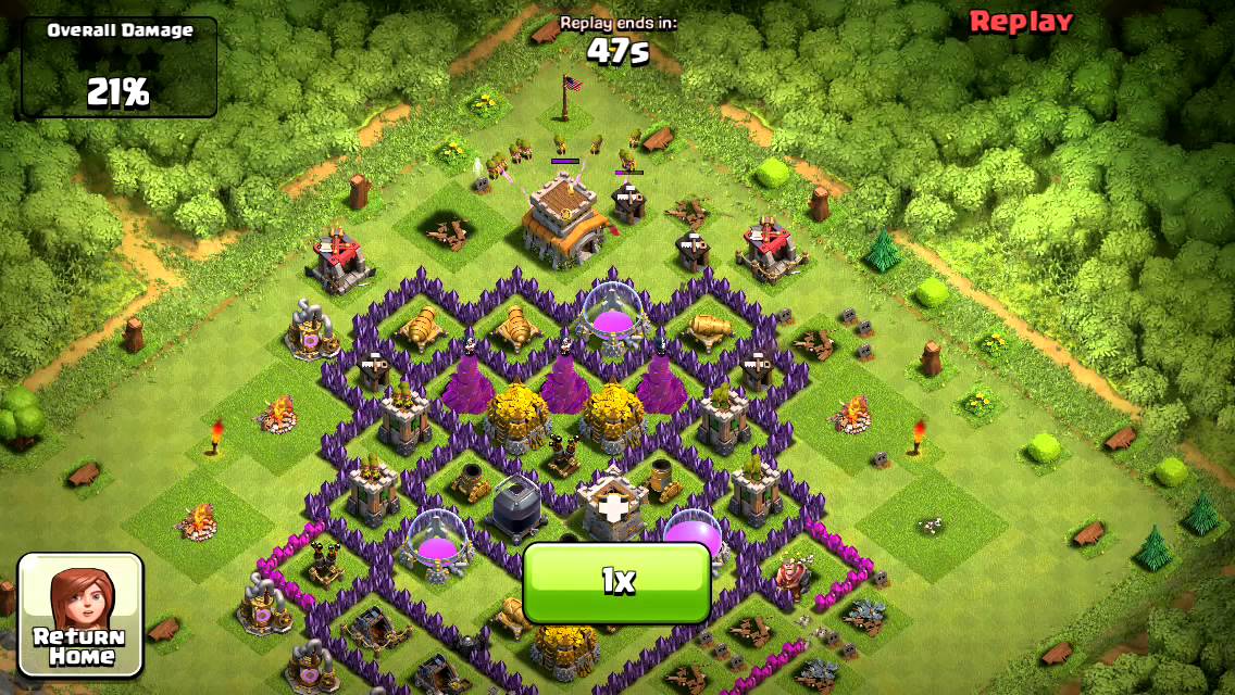 Clash of clans- Dead Rabbits defense - YouTube