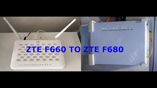 تعديل روتر الالياف البصرية ZTE F680  V4  مكان روتر  ZTE F660  وتغيير رمز GPON لاتصالات المغرب