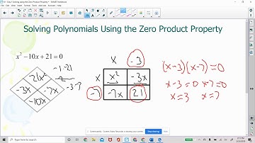 9.1 Day1 Solving Polynomials with zero product property