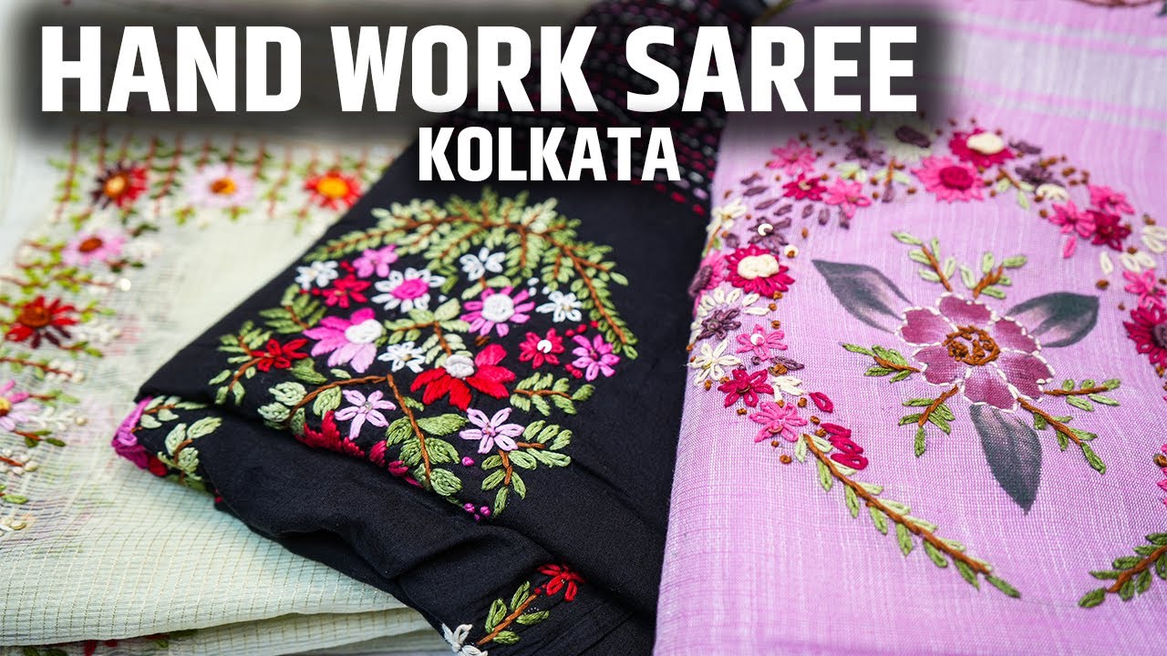 Budget Hand Worked, Hand Crafted Sarees Manufacturer in Kolkata, New Market