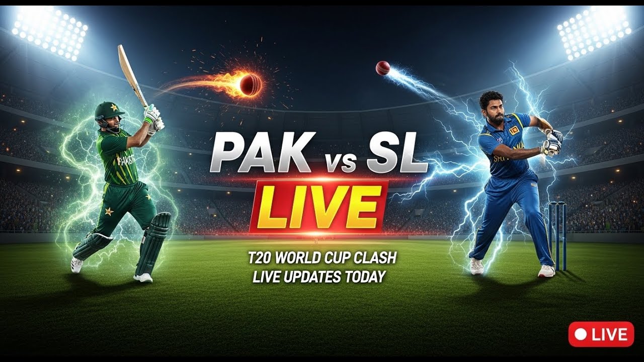 PAK vs SL Live Match Today 🏏 | Pakistan vs Sri Lanka Live Updates | PAK vs SL Live Score & Commenta