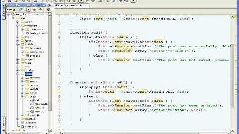 Cake PHP Tutorial Part 6   Editing Posts