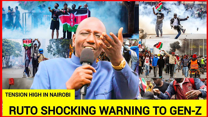 Wueh! Ni Kubaya! Ruto and Murkomen shocking warning to GEN-Z ahead of tomorrow Mega demonstrations