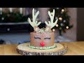 HOW TO MAKE A REINDEER CAKE | SIMPLY DOVIE