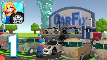 Car Fix Inc - Mechanic Garage - Walkthrough Gameplay Part 1 - Tutorial (iOS, Android)