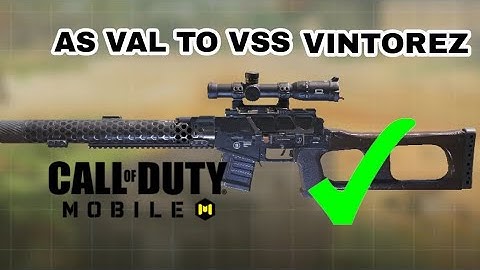 Turning AS VAL into VSS VINTOREZ Sniper in COD MOBILE part 13 | Call Of Duty Mobile
