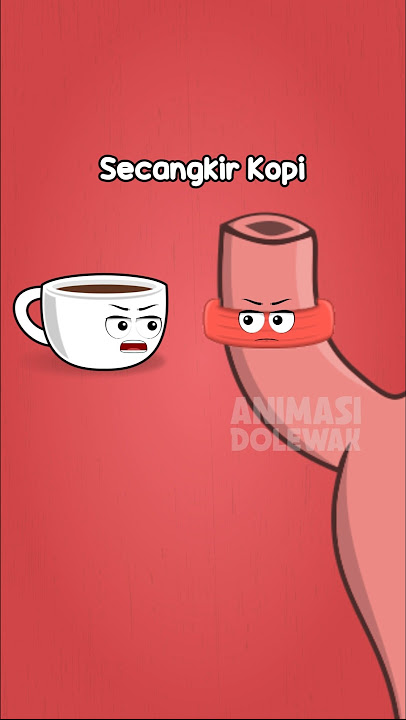 Asam Lambung Naik Karena Kopi #animasidolewak #animasiorgantubuh