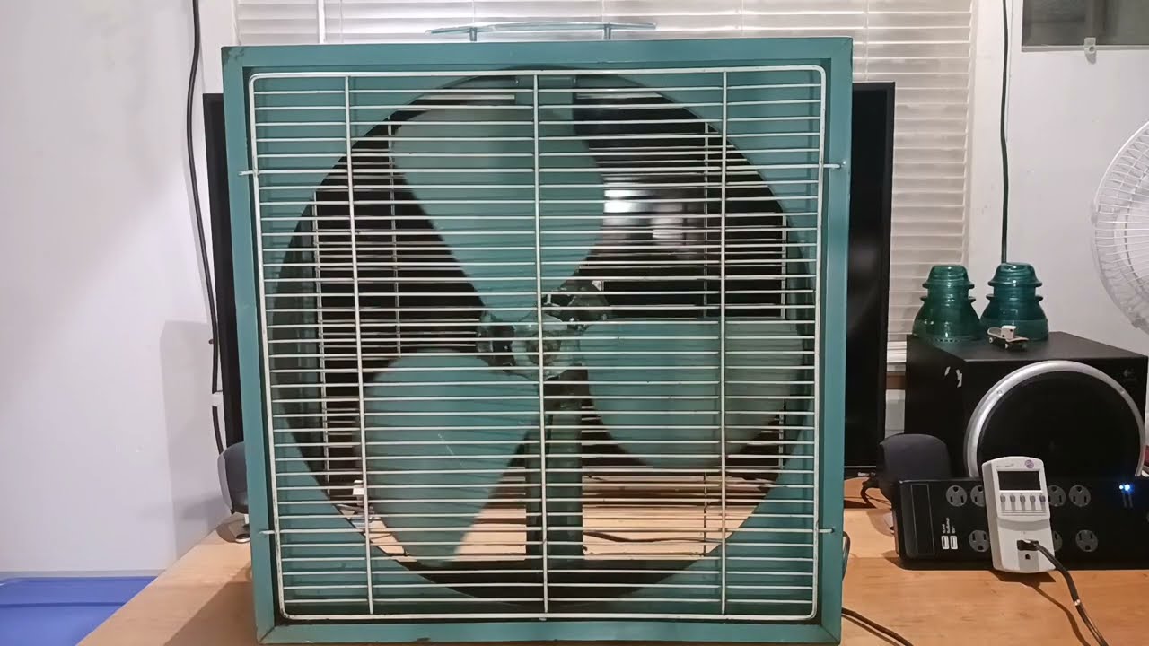 Initial glance (1960's) Emerson Electric 20" reversible box/window fan