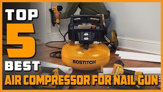 Best Air Compressor for Nail Gun in 2024[Top 5 Review] - Power Source Corded Electric Compressor