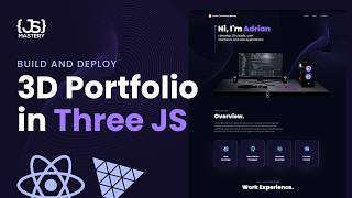 build and deploy an amazing 3d web developer portfolio in react js | beginner three.js tutorial