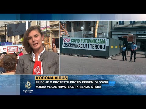 Zagreba?ki protesti protiv epidemioloških mjera Vlade