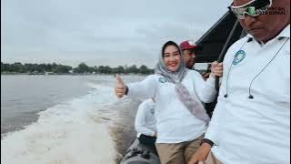 Wali Kota Dumai membuka Festival Memancing di Pantai Puak Kel. Teluk Makmur Kec. Medang Kampai