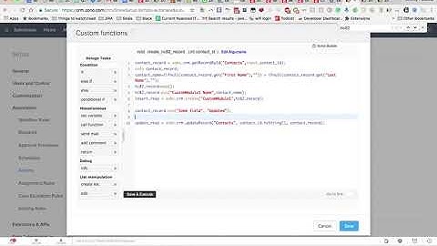 Zoho CRM integration tasks - part 4 - update record
