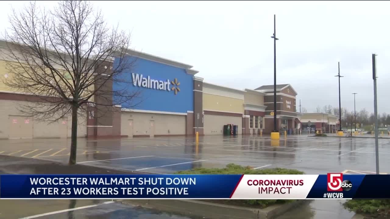 Walmart in Worcester hit by coronavirus could reopen 'in the next couple of  days