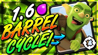 FASTEST GOBLIN BARREL DECK EVER!! 1.6 CYCLE!! THIS IS INSANE!