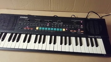 Casio MT-540 - Demo Song