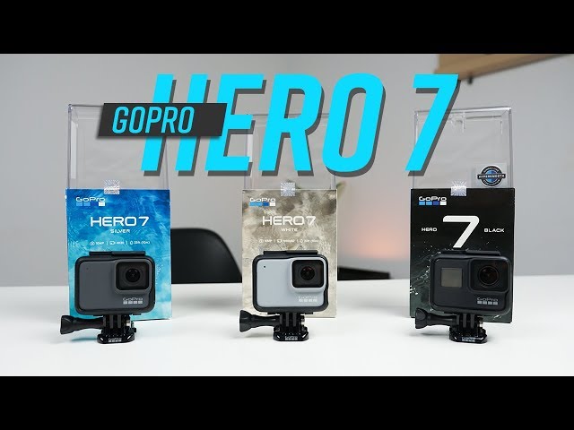 Mở hộp GoPro HERO 7 Black, HERO 7 Silver, HERO 7 White: có livestream, chống rung siêu tốt