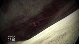 EPIC BAIL: rail pwnage in Skate 2!