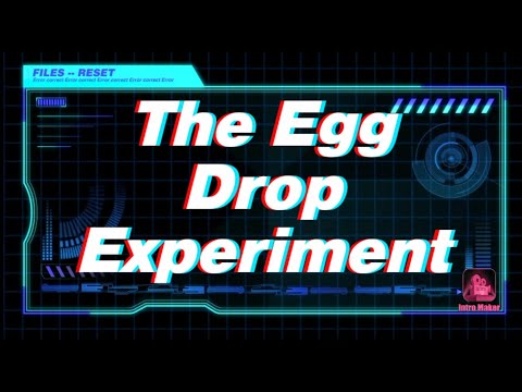 [School Project] The Egg Drop Experiment