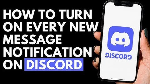 How To Turn On Every New Message Notification on Discord | Discord Tutorial