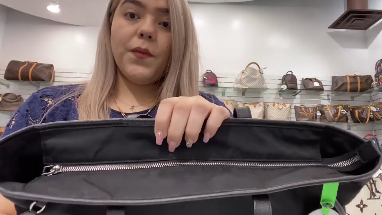 PRADA VELA SIDE-CINCH NYLON TOTE SHOULDER BAG BLACK REVIEW