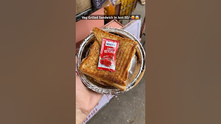 VEG GRILLED SANDWICH IN JUST 50/-😋 #sandwich #ytshortsindia #shortsfeed #streetfood