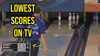 The LOWEST games ever bowled on TV Part 3 | PBA Bowling Rewind