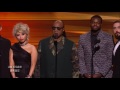 GRAMMY WRAP 2016 - TAYLOR SWIFT VEILED KANYE MESSAGE, BRUNO MARS HECKLES BEYONCE