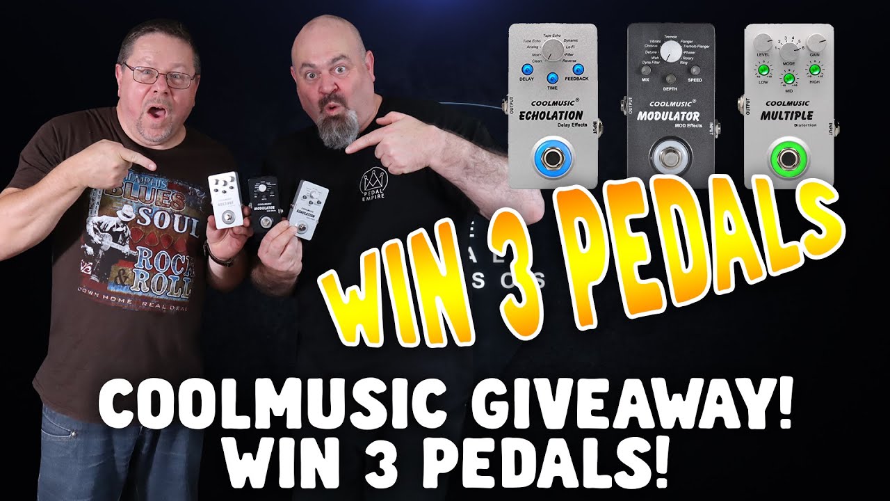 COOLMUSIC PEDALS GIVEAWAY YouTube