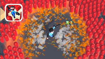 Bullet Rush Gameplay Level 1-20 (iOS) Made with Unity *testing with VooDoo | looks like Smash TV