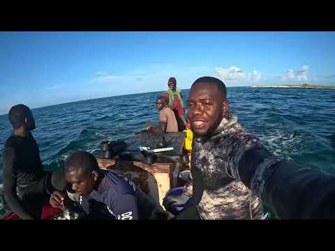 48 Miles At Sea On A Island Camping, Spearfishing & Cooking