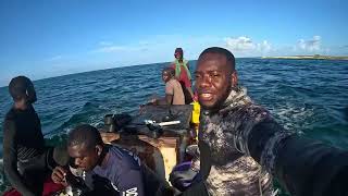 48 Miles At Sea On A Island Camping, Spearfishing \& Cooking