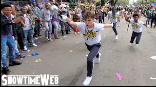 Jeff Davis High Marching Band visits New Orleans - Rex Mardi Gras Parade 2020