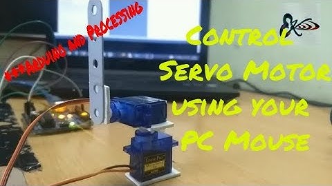 Servo Motor Control using Arduino and Processing