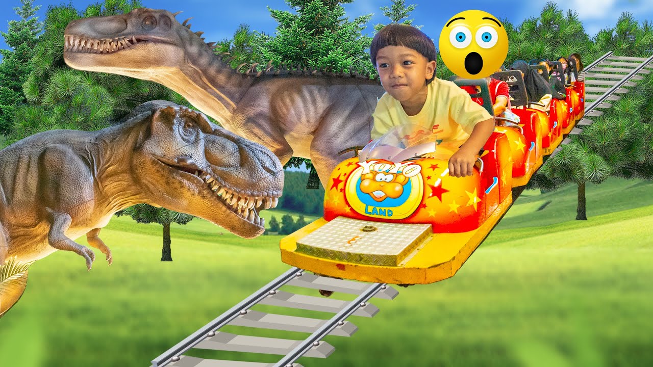 รถไฟเหาะสวนไดโนเสาร์ โยโย่แลนด์ EP1 | พี่ปลื้ม