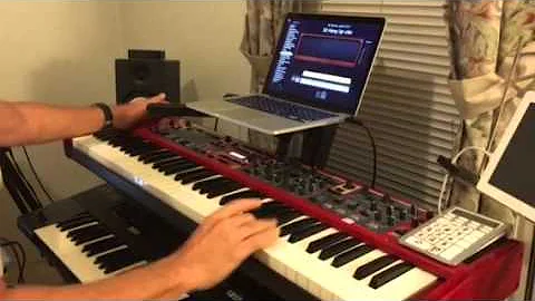 Ron Reinhardt - Nord Stage 2 clavinet demo